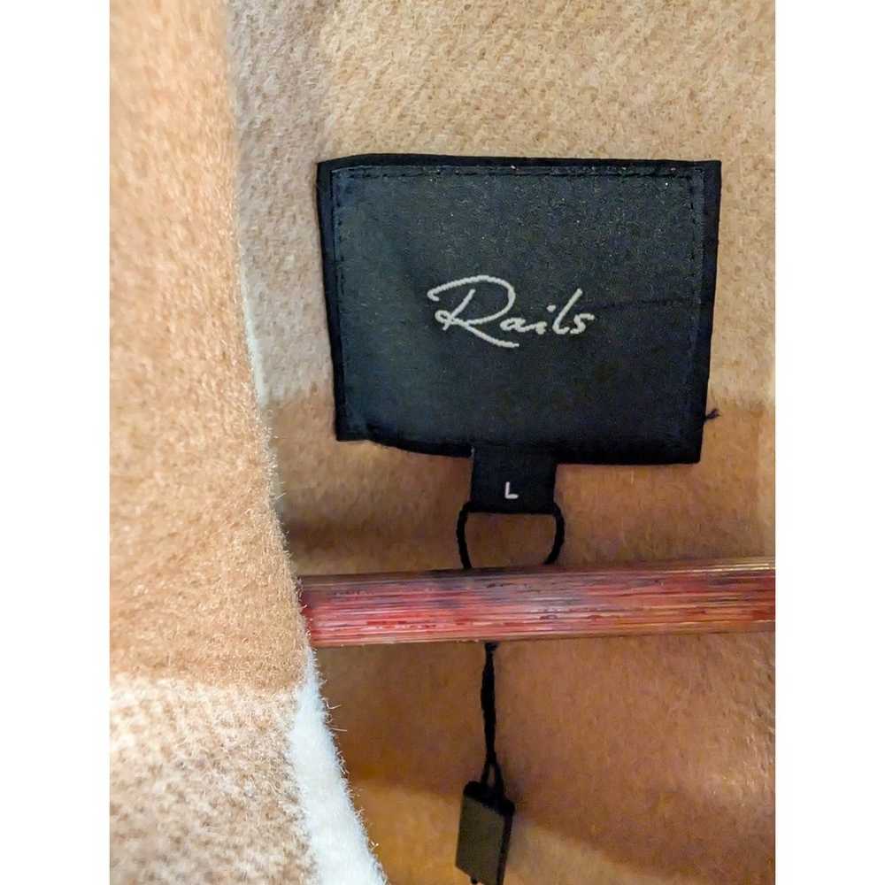 Rails Jaro Coat Ivory Camel Buffalo Check Wool Bl… - image 10