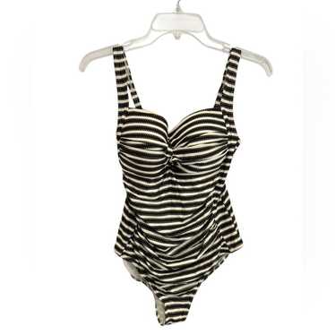 Nip Tuck Swimsuit Size 12 Twist Front One Piece B… - image 1