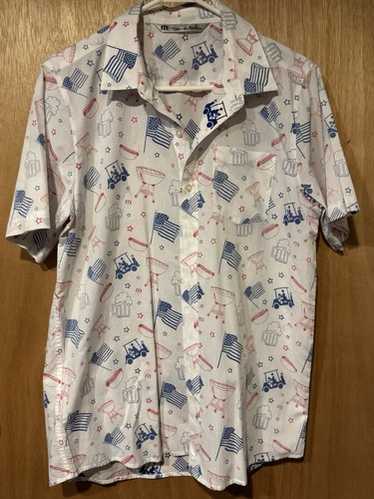 Travis Matthew Large Reverse Print USA 4th Of Jul… - image 1