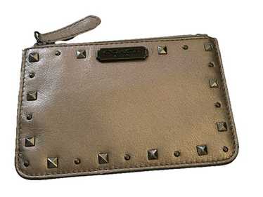 COACH STUDDED BRONZE METALLIC CARD CASE WALLET KE… - image 1