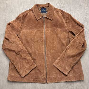 Vintage Y2K Suede Leather Jacket by Faded Glory –… - image 1