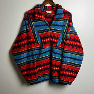 Men's Sweater - Multi/Red - L – Vintage Aztec Pri… - image 1