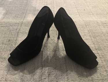 Stuart Weitzman Stuart Weitzman Black Open Toe He… - image 1