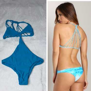 Mikoh Makaha Multi String Racerback One Piece Siz… - image 1