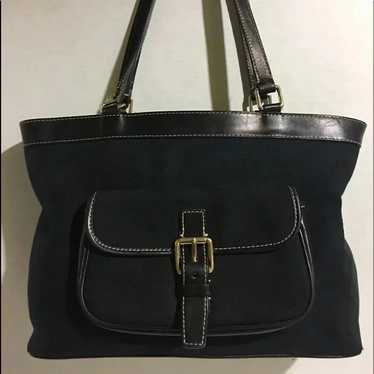 Dooney & Bourke DB Signature print canvas satchel - image 1