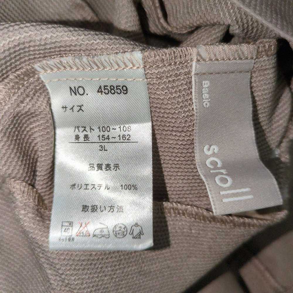 Scroll basic scroll jacket one button greige 3L - image 12