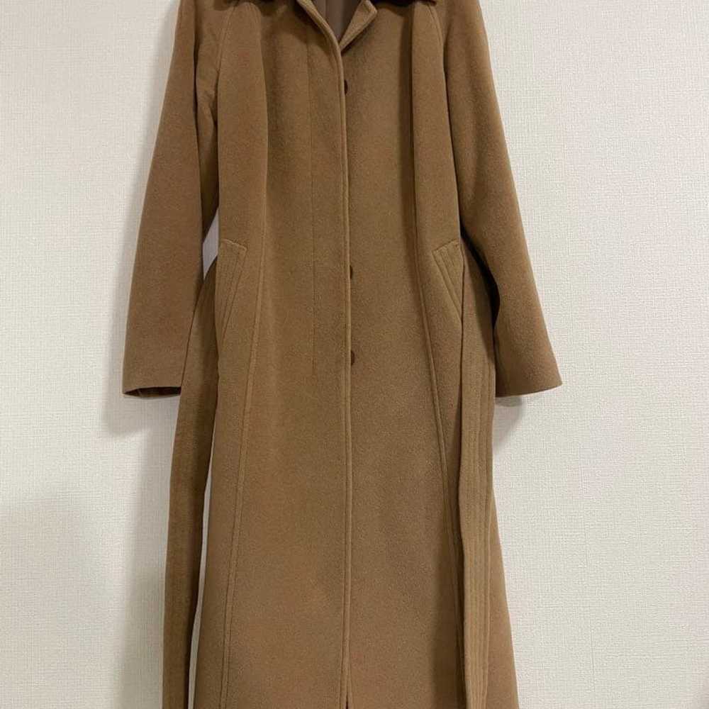 Sanyo Shokai Fragile Long Coat, Camel - image 2