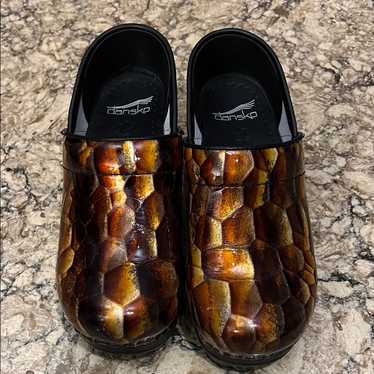 Dansko Multicolor Patterned Clogs - image 1