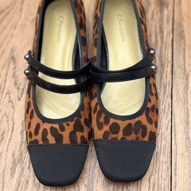 C. Paravano Leopard Print Flats In Box Minimal Use - image 1