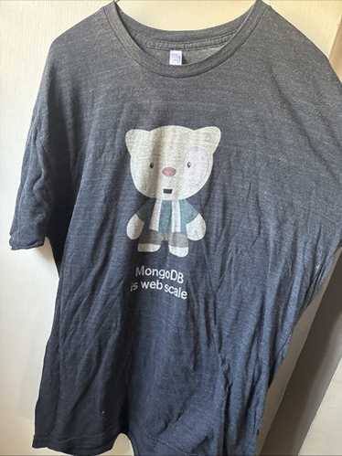 Mongo DB Database Rare Tshirt XL Programmer Meme - image 1