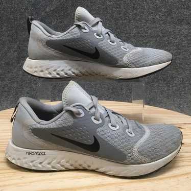 Nike Legend React Gray Mesh Running Shoes Sneaker… - image 1