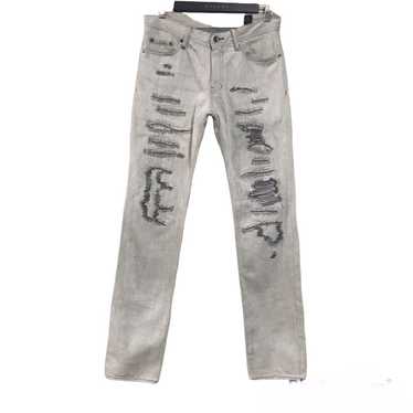 semanticdesign Semantic Design Distressed Denim J… - image 1