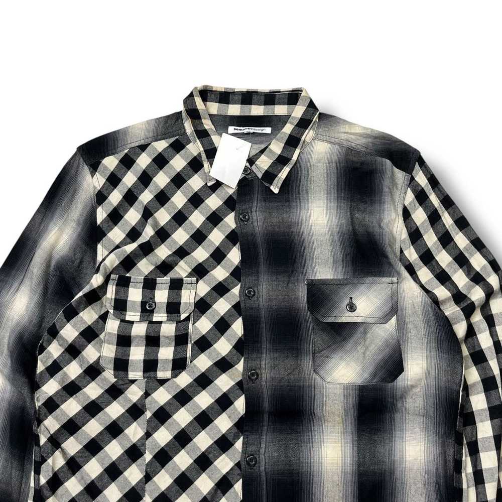 semanticdesign 🔥 semanticdesign Split Plaid Butt… - image 3