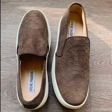 Steve Madden Platform Snake Patterned Sneakers - image 1