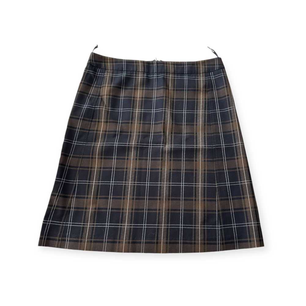 Miu Miu Miu Miu Tartan Wool A-Line Skirt Size 44 - image 4
