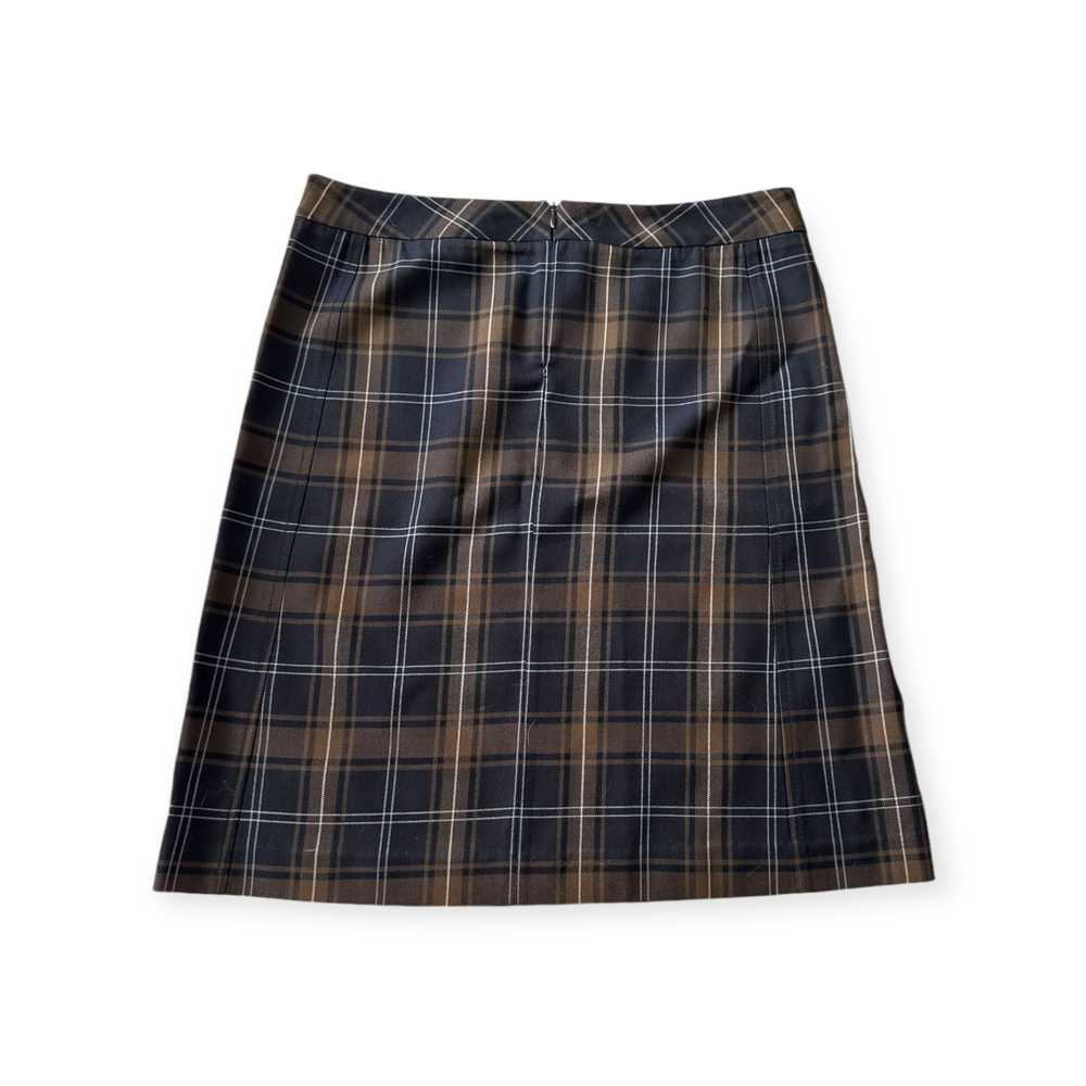 Miu Miu Miu Miu Tartan Wool A-Line Skirt Size 44 - image 5