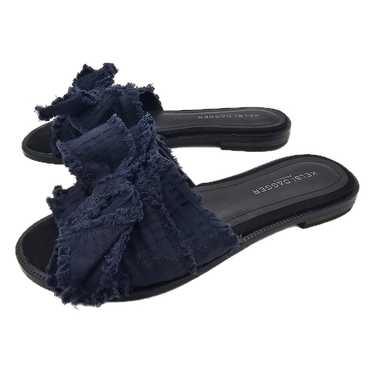 Kelsi Dagger Brooklyn Revere Bow Slides Navy Size… - image 1