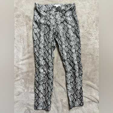 H&M grey python print pants - image 1