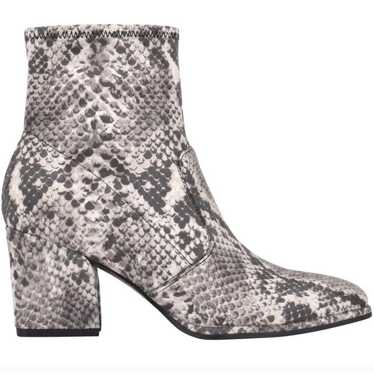 Marc Fisher Snake Print Leave Block Heel Stretch … - image 1