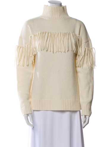 Jason Wu Wool Turtleneck Neutrals Long Sleeve wit… - image 1