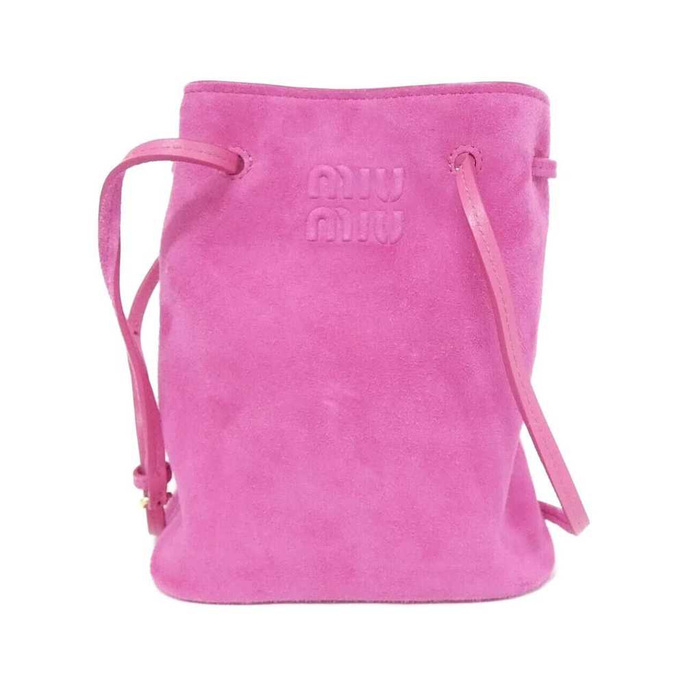 Miu Miu Miu Miu Miu Miu 5NF460 CAMOSCIO Shoulder … - image 1