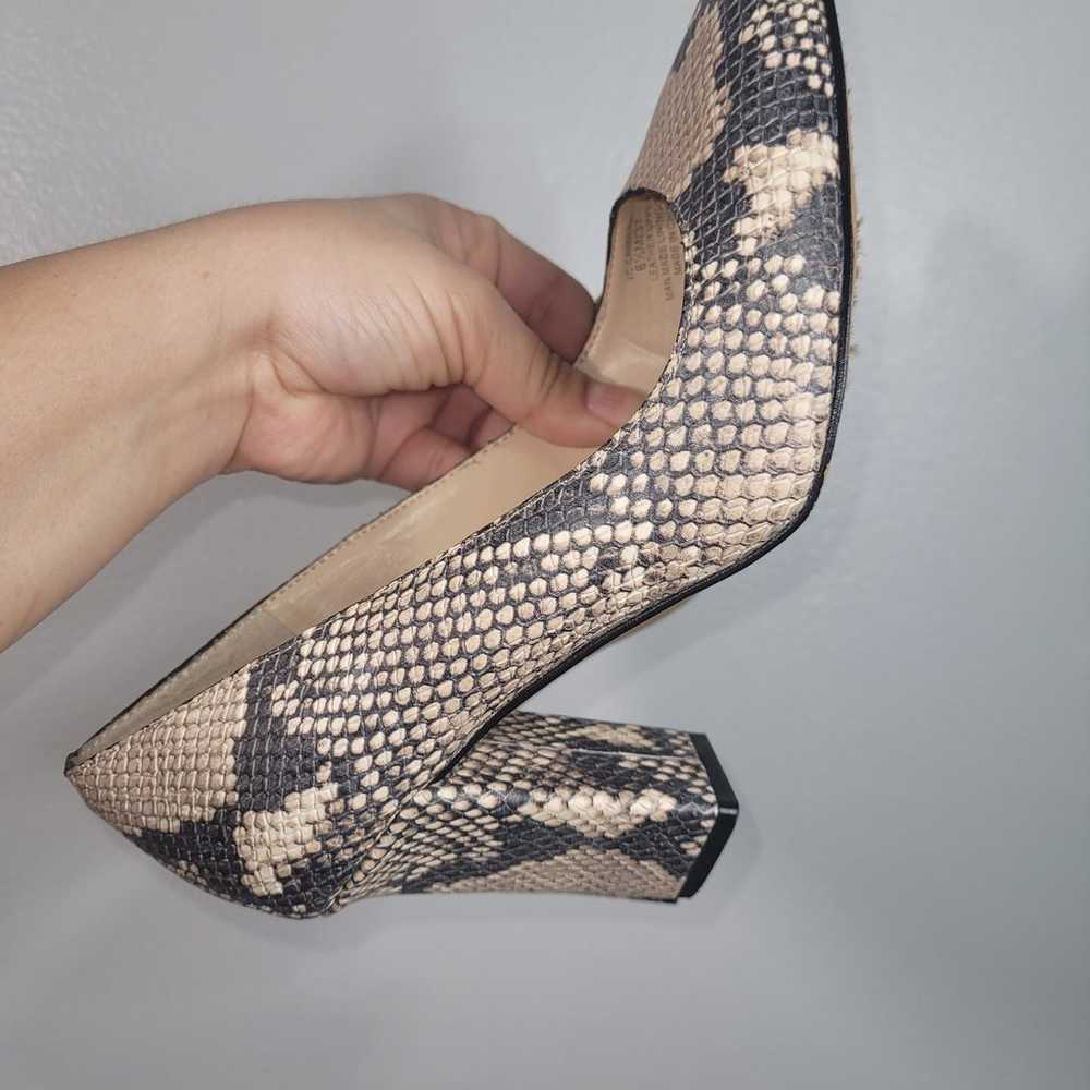 VINCE CAMUTO Snake Python Candera Triangle Block … - image 2