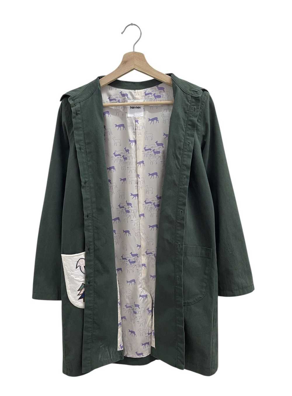 Ne-Net Ne-Net Olive Long Jacket - image 10