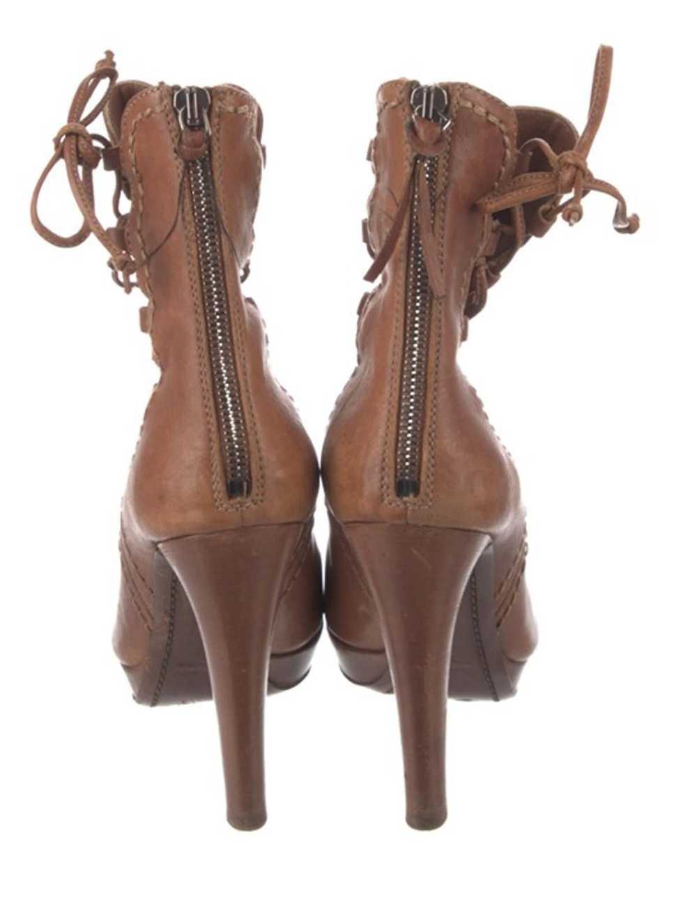 Miu Miu MIU MIU Leather Heeled Booties - SIZE 6 - image 2