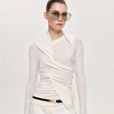 NWT- Source Unknown FOLGORE ASYMMETRIC DRAPE TOP,… - image 1