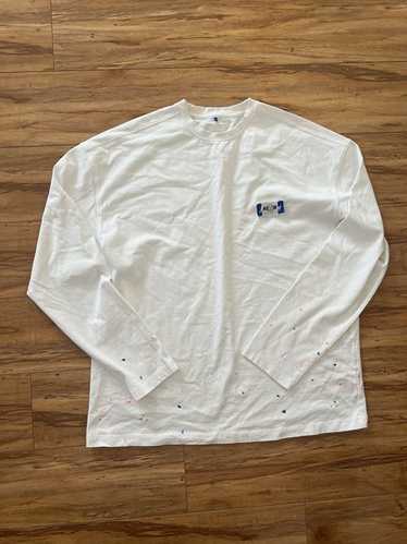 Ader Error Mens White Outer Space Graphic Cotton … - image 1