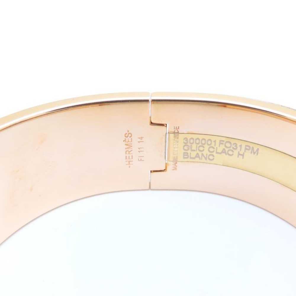 Hermes HERMES Click Clack H Bangle GM Large GP x … - image 4
