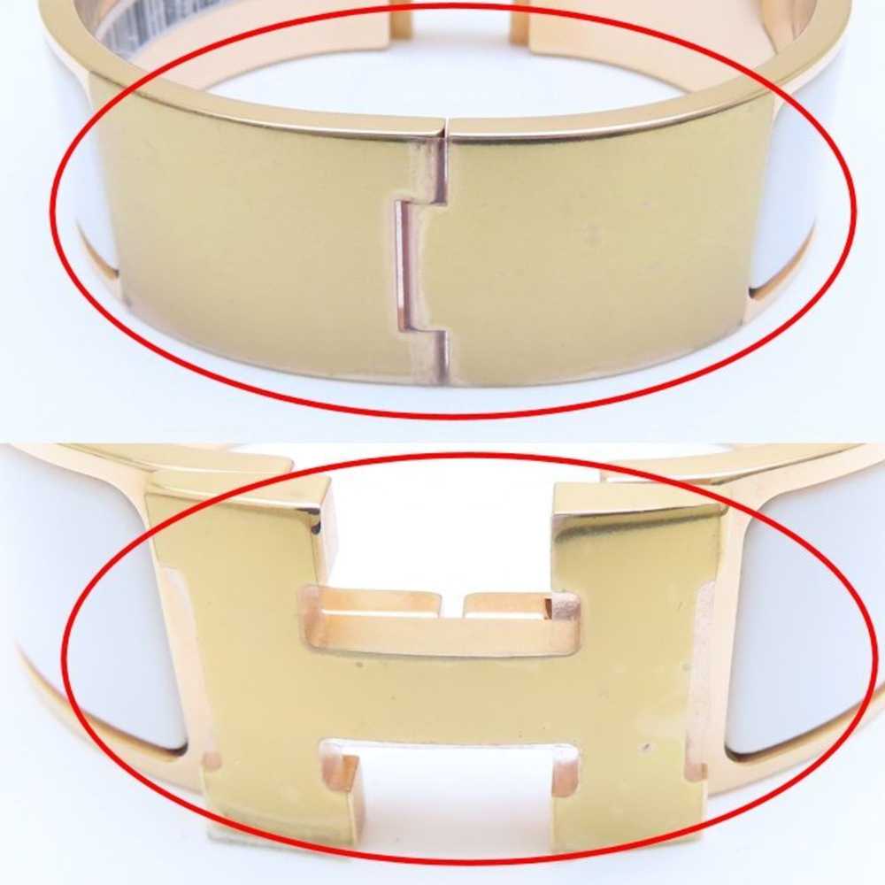 Hermes HERMES Click Clack H Bangle GM Large GP x … - image 8