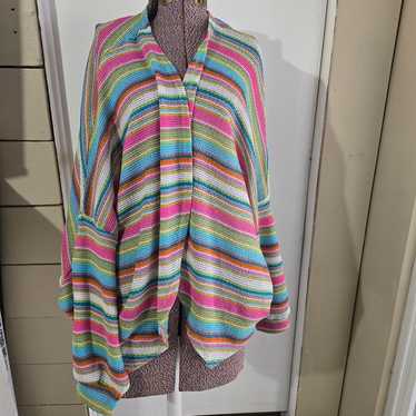 Womens Andree By Unit Multi-color Long Sleeve Ope… - image 1