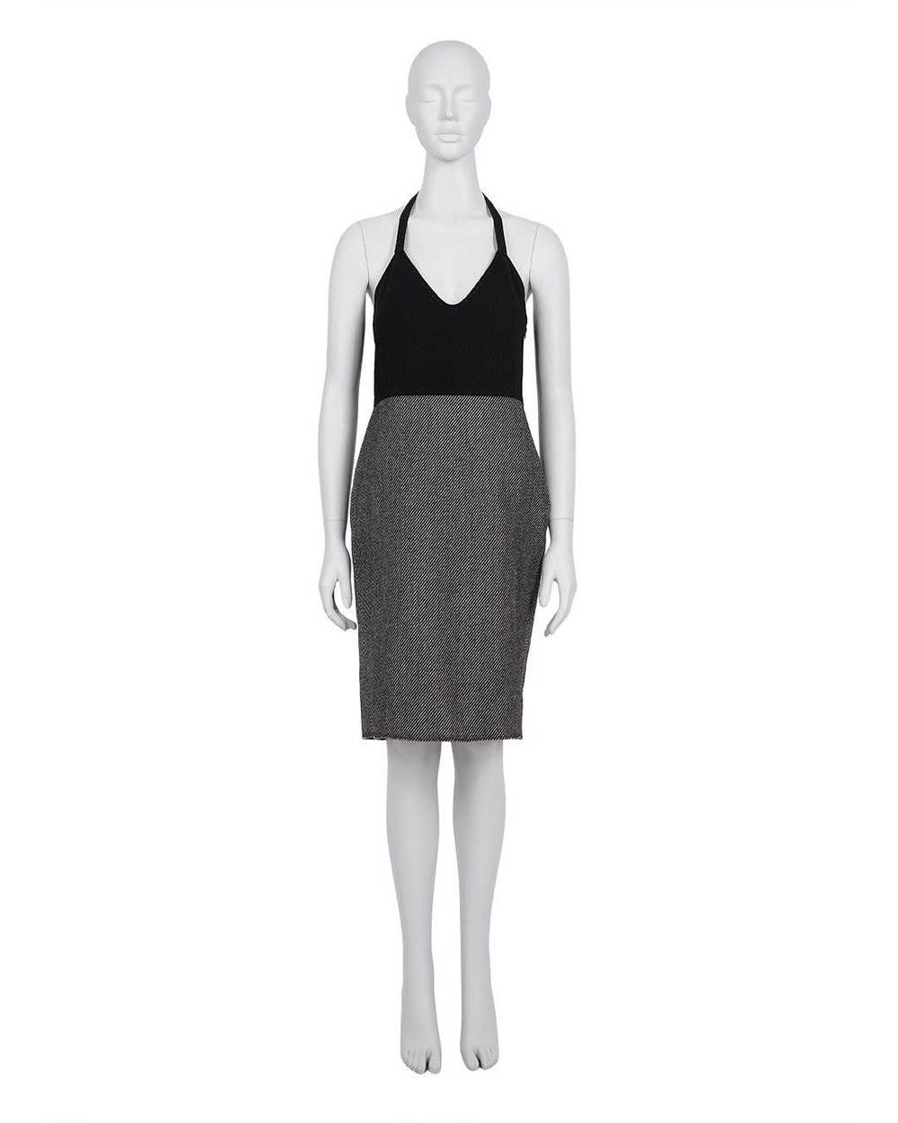 Miu Miu Miu Miu F/W2000 Halter Neck Wool Dress - image 1