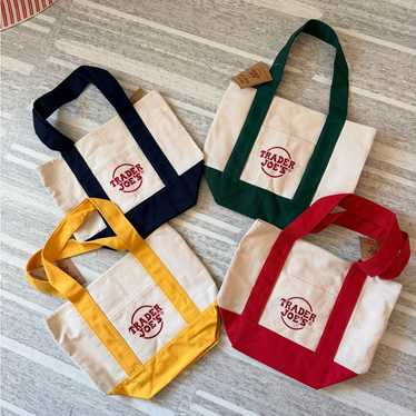 Trader Joe’s Mini Totes Set of 4 - Multicolor NWT - image 1