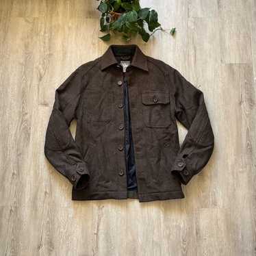 Spiewak Brown Wool Button Front Jacket Size Small - image 1