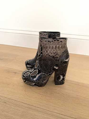 River Island Python Print Snake Print Platform Bo… - image 1