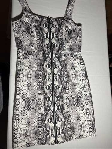 Bar III Snakeskin Python Print Full Exposed Zip S… - image 1