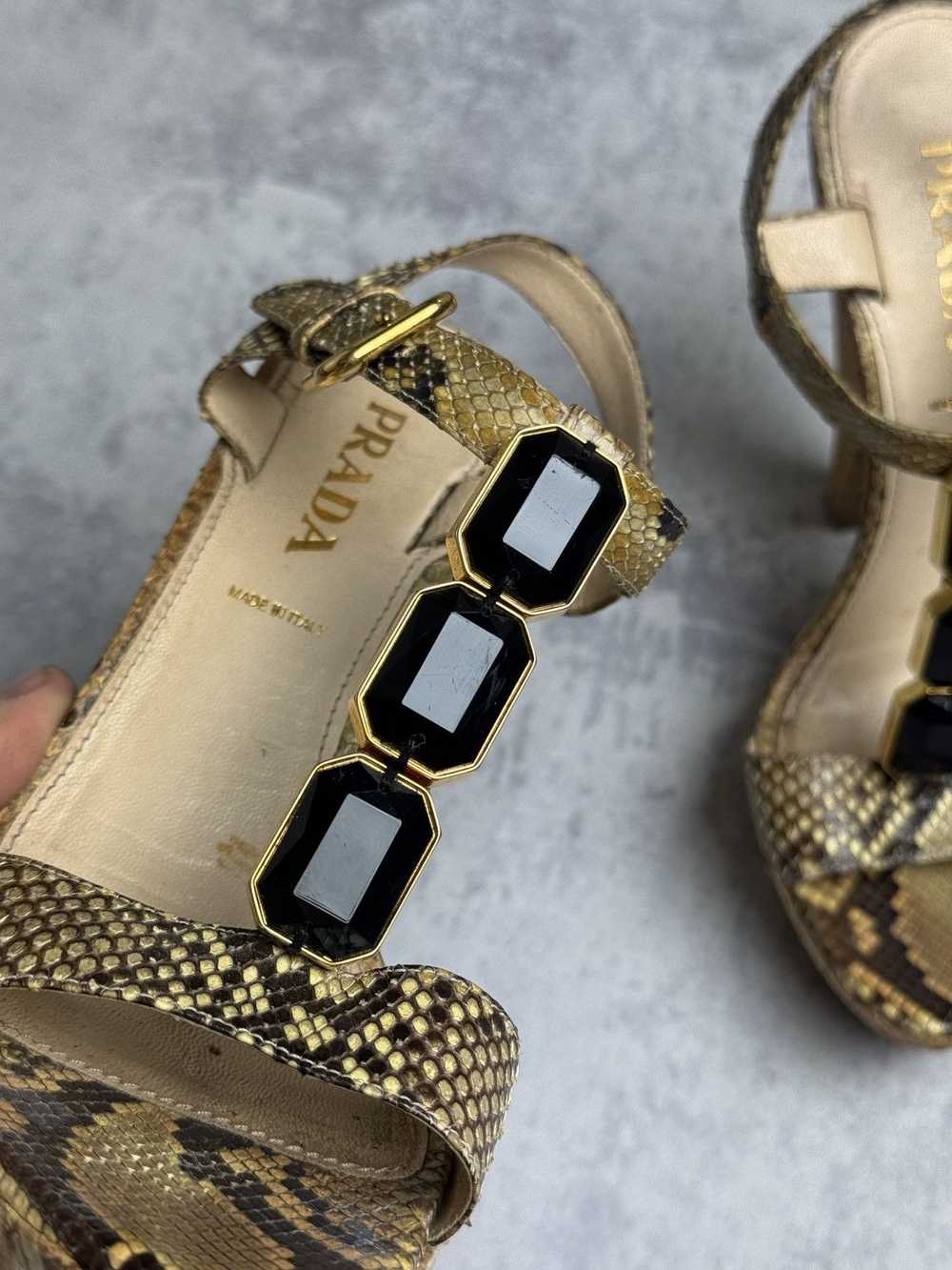 Prada Prada Miu Miu Sanke Python Leather Vintage … - image 5