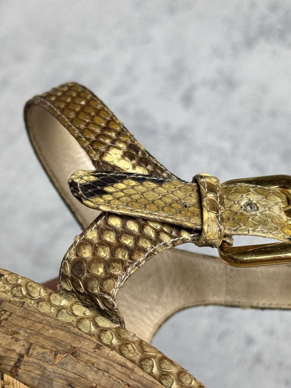 Prada Prada Miu Miu Sanke Python Leather Vintage … - image 11