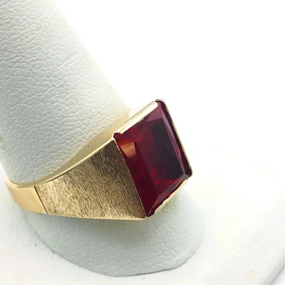 10K Lab Ruby Ring View 3