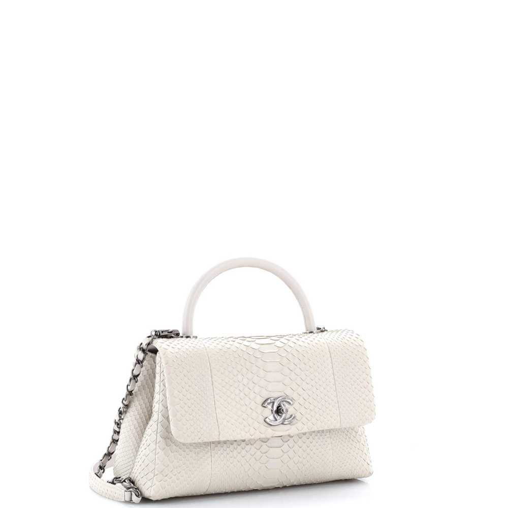 CHANEL Coco Top Handle Bag Python Small - image 2