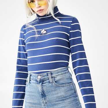 NEW Lazy Oaf Mr Lazy Stripe Turtleneck Shirt NWT - image 1