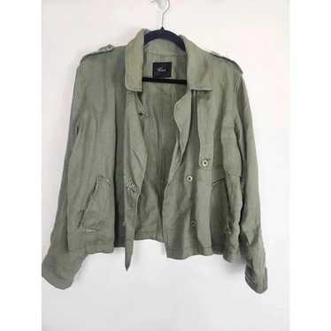 Rails Jacket Army Green Button Closure Size Mediu… - image 1