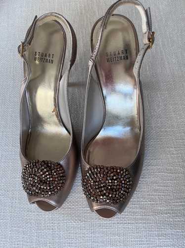 stuart weitzman heels US size 9.5 open toe in exc… - image 1
