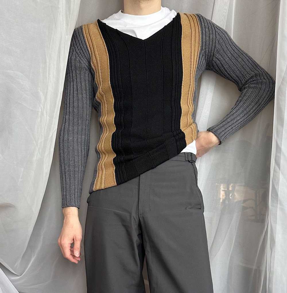 Miu Miu MIU MIU SS2015 Inside Out Knit Slim Wool … - image 1