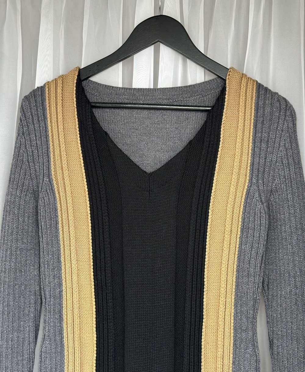 Miu Miu MIU MIU SS2015 Inside Out Knit Slim Wool … - image 3