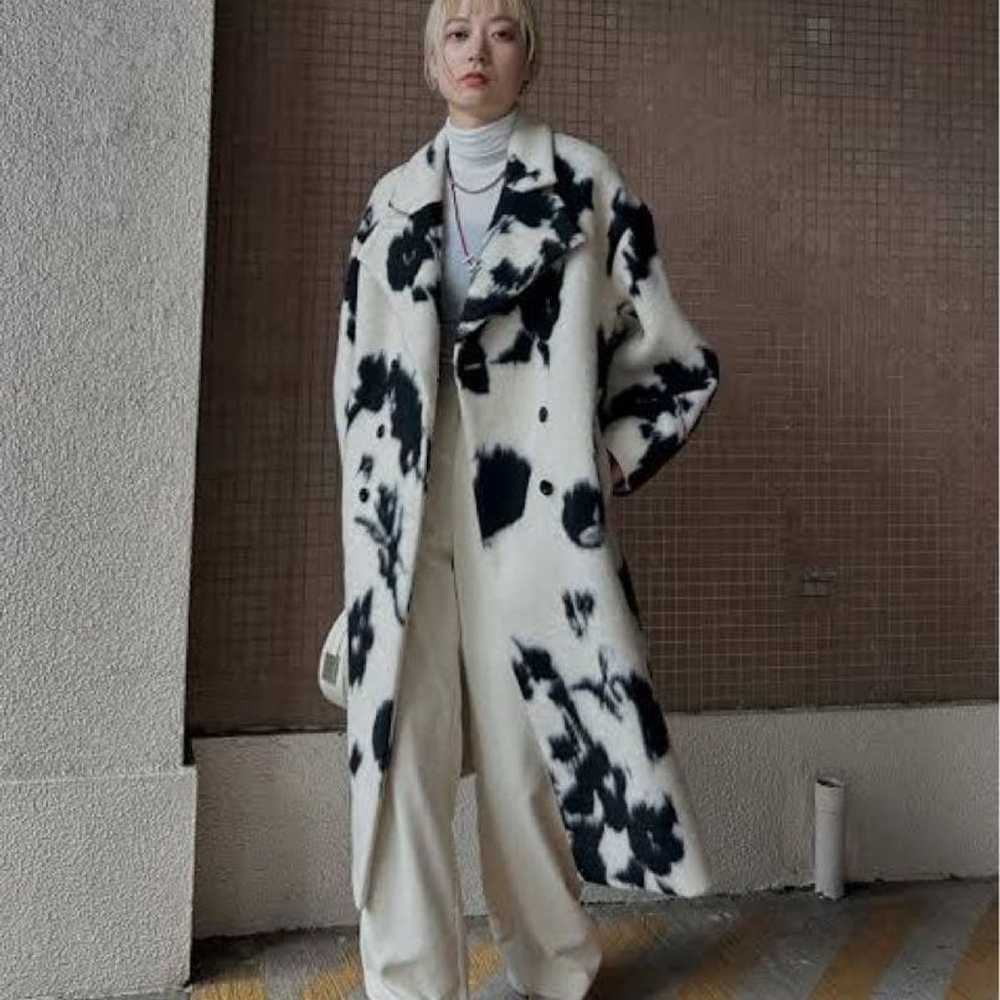 Ameri UND SHADOW FLOWER WOOL COAT Ameri - image 7