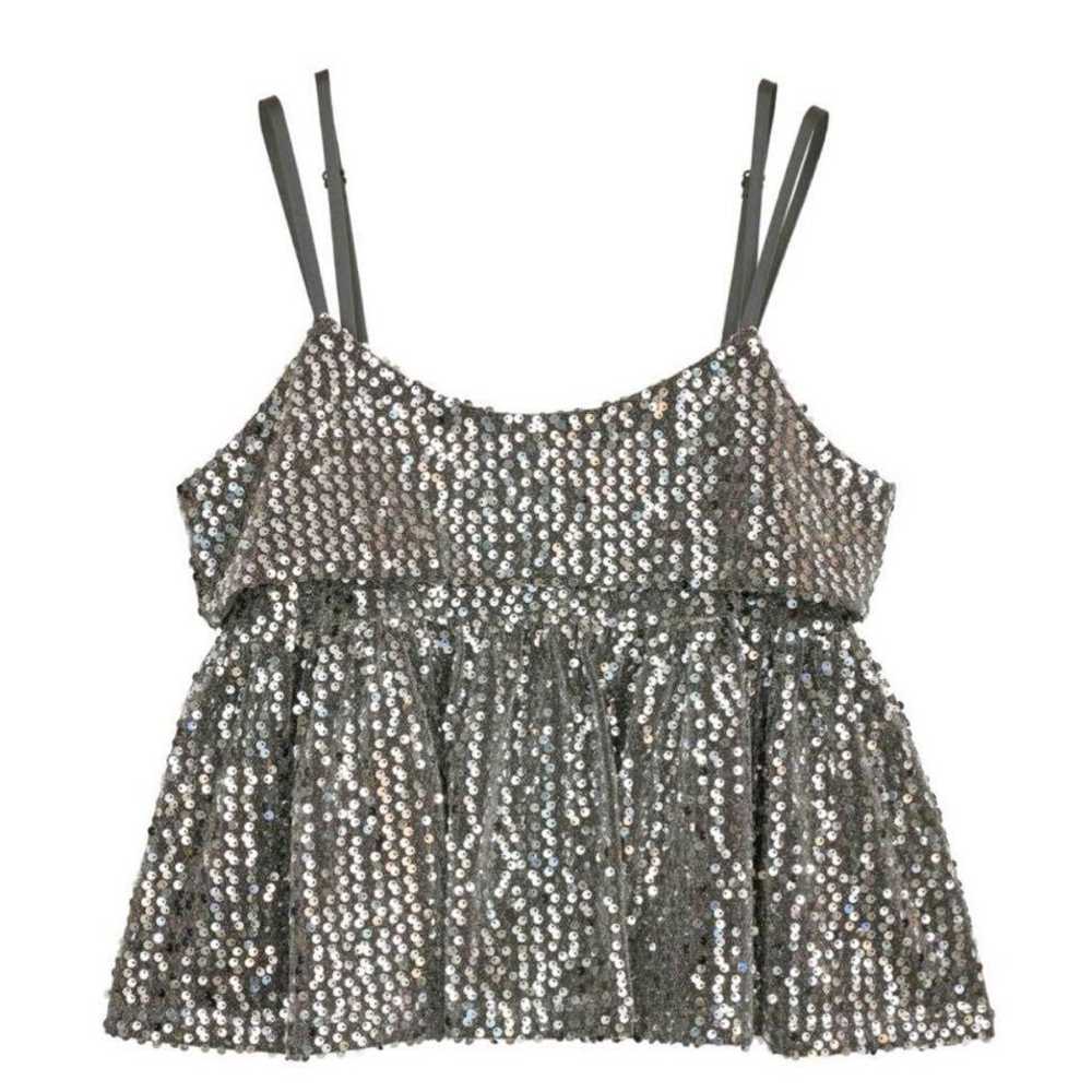 Ameri VINTAGE Sequin Layered Cami Top - image 7
