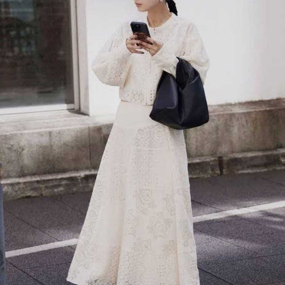 2-WAY PATCHWORK LACE ZIP TOP - Ameri - image 1